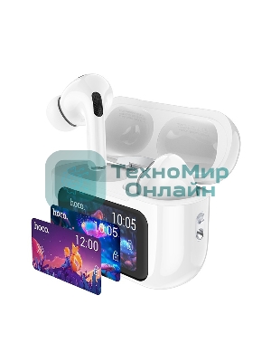 Наушники TWS Hoco EW72 Lite белый, внутриканальные, Bluetooth, до 4 ч.