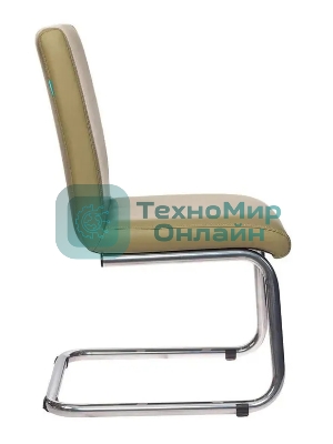 Кресло офисное Бюрократ CH-250-V зеленый искусственная кожа полозья