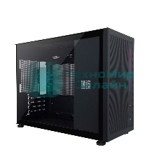 Компьютерный корпус 1STPLAYER MIKU Mi6, Mini-Tower, чёрный