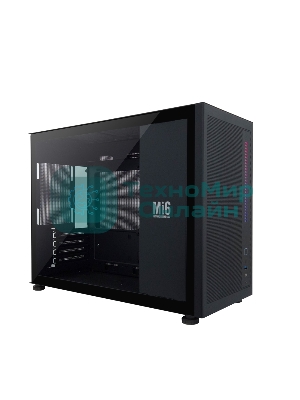 Компьютерный корпус 1STPLAYER MIKU Mi6, Mini-Tower, чёрный