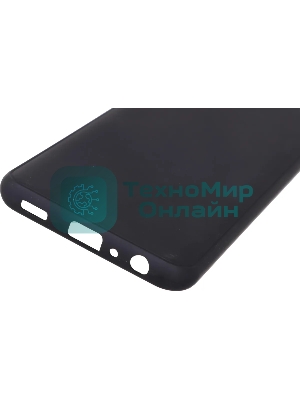 Чехол (клип-кейс) BoraSCO Silicone Case для Samsung Galaxy A03 Core черный (матовый)