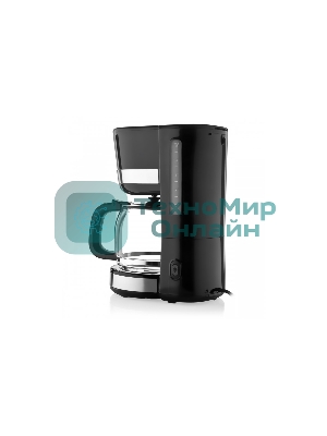 Кофеварка капельная BRAYER BR1120 черный, исп. кофе - молотый, 1.5 л, 1000 Вт.