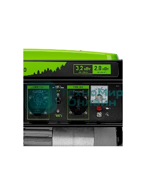 Электрогенератор бензиновый Сибртех БС-3500, 3.2 кВт, 95 дБ, 38.8