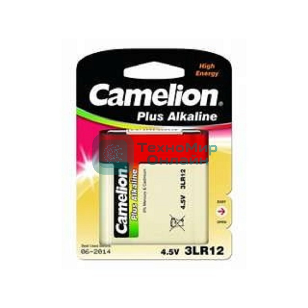 Батарейка Camelion 3LR12 Plus Alkaline BL-1 (3LR12-BP1,4.5В)