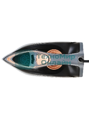 Утюг Hyundai H-SI01671 голубой, 2400 Вт, 20 г/мин, 160 г/мин, 250 мл