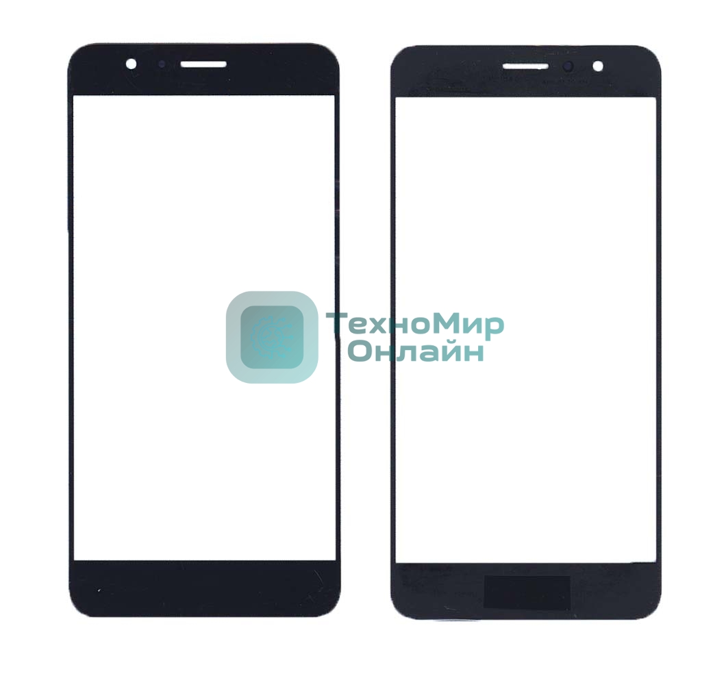 Стекло для Huawei Honor 8 черное