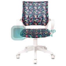 Кресло Бюрократ BuroKIDS 1 W мультиколор, ткань, 120 кг