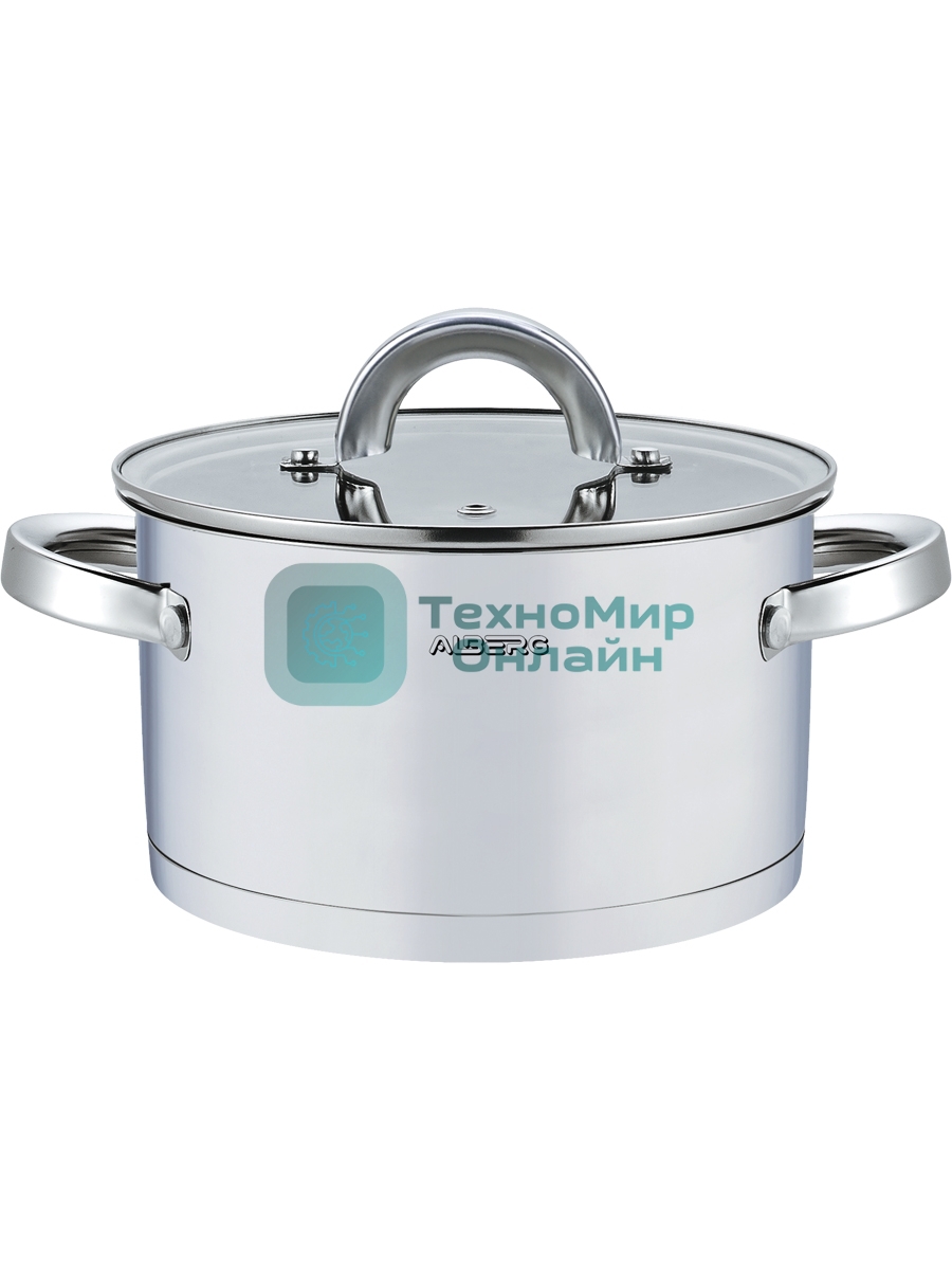 Кастрюля ALBERG AL-2130 с крышкой 7,6 л