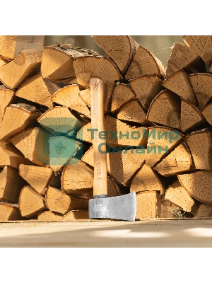 Топор кованый Denzel 900 г, американский тип, буковая рукоятка, 430мм, EFP