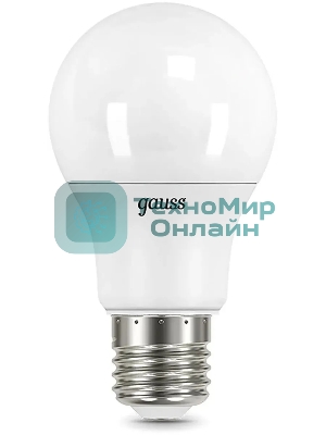 Лампа светодиодная LED Gauss A60 E27 10Вт 2700К/4100К CTC