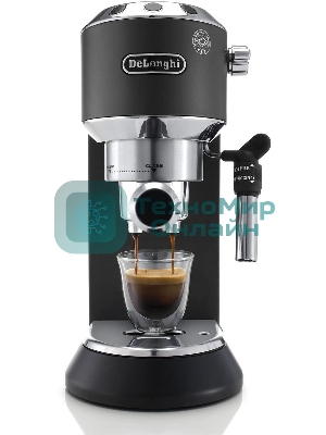Кофеваркa рожковая DeLonghi EC 685 BK черный, исп. кофе - молотый/чалды, 1.1 л, 1350 Вт, 15 бар
