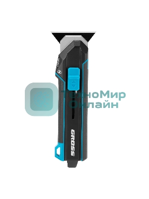 Нож-скребок выдвижной Gross 78890, 19 мм, сменное лезвие, SK2, 5 запас. лезвий, алюмин. корпус