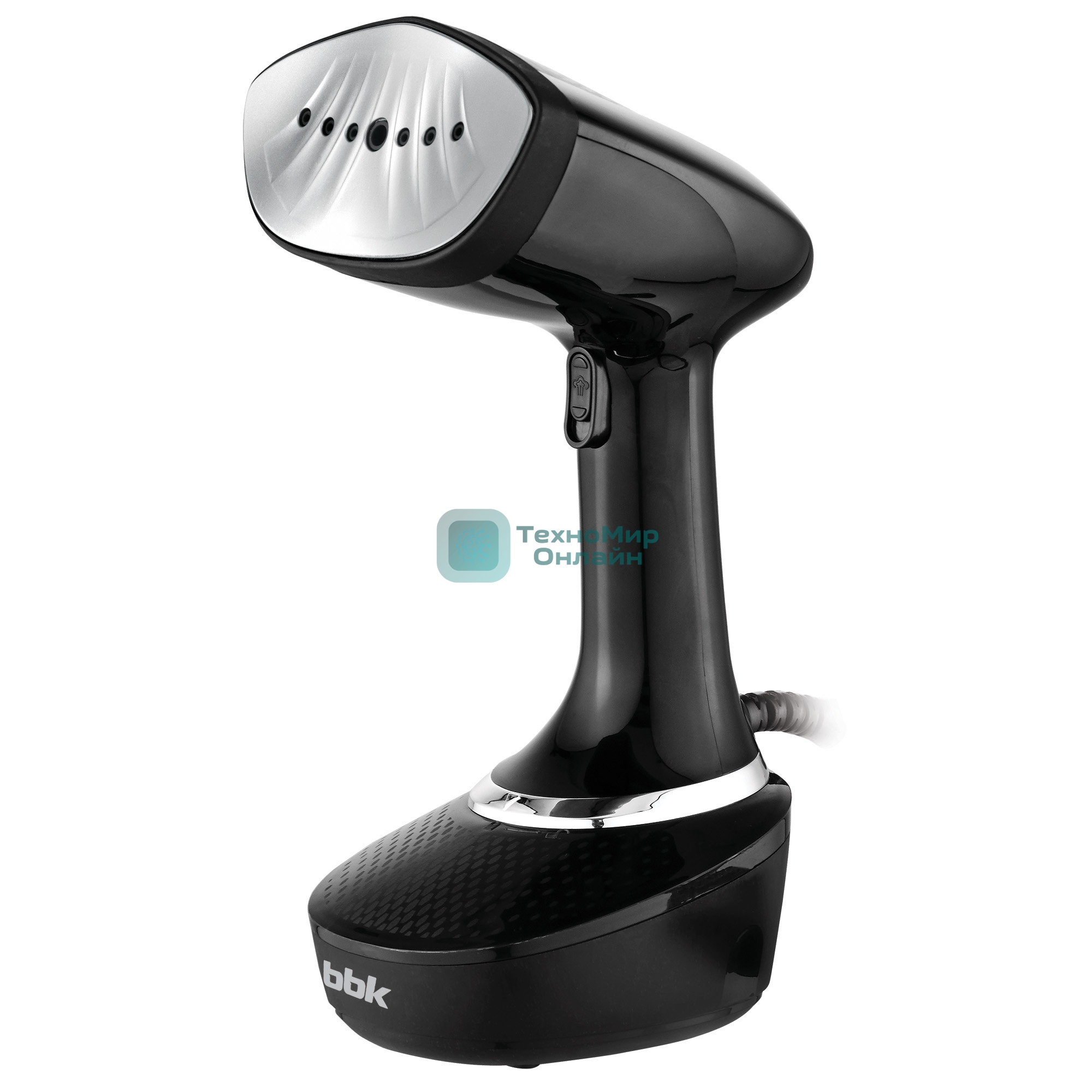 Отпариватель BBK EGS-1500 (B) черный, 1500 Вт, 25 г/мин, 400 мл