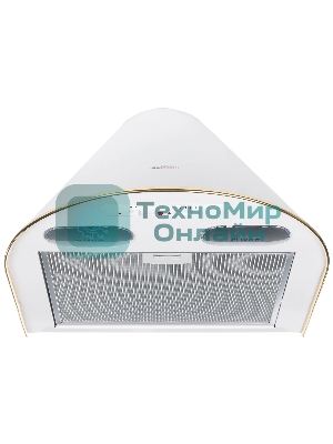 Вытяжка каминная Elikor Эпсилон 50П-430-П3Л белый/золотистый, 50 см, 430 м³/ч, 54 дБ