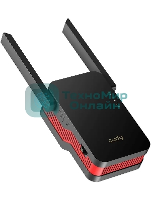 Повторитель беспроводного сигнала Cudy RE3000 AX3000 Wi-Fi черный