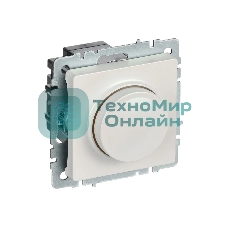 Светорегулятор поворотно-нажимной IEK BRITE СС10-1-0-БрЖ 600 Вт жемчуг