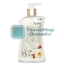Жидкое мыло жемчужное Active 450 мл. С дозатором. Орхидея и корица (511801639)