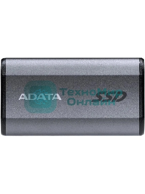 Внешний SSD ADATA Elite SE880, 4TB, USB 3.2 Gen 2x2 Type-C, R/W 2000/2000, серый