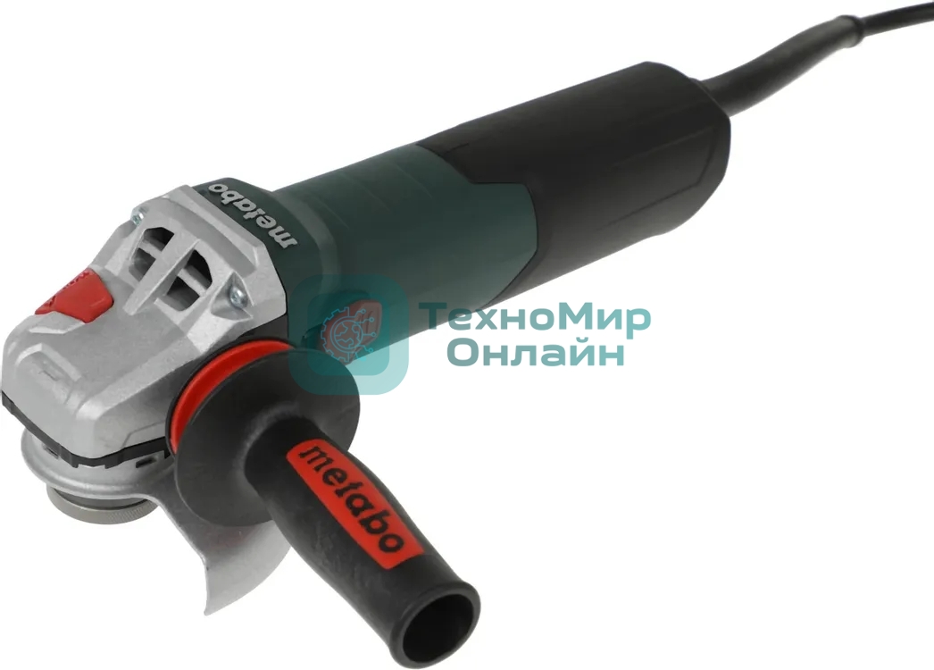 Шлифмашина угловая Metabo WEV 15-125 Quick 600468000 1550вт, 125 мм, 3.5Нм, 11000 об/мин, вес 2.5 кг