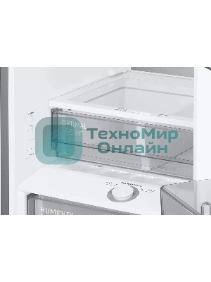 Холодильник Samsung RB38C7B4EB1/EF черный двухкамерный 276/114л морозилка снизу, No Frost