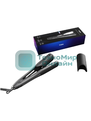 Выпрямитель для волос Haier HHS-618 черный, 30 мм, 220 °C, 5 режимов