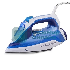 Утюг BQ SI1002 белый/синий, 2600 Вт, 30 г/мин, 140 г/мин, 320 мл