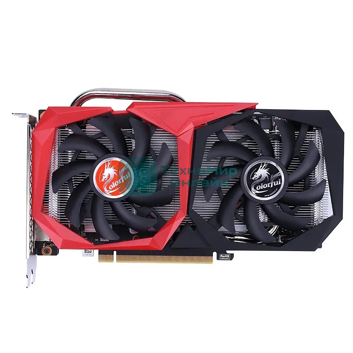 Видеокарта Colorful GTX 1650 EX 4GD6-V 4GB GDDR6 128bit DVI PD HDMI 2FAN RTL