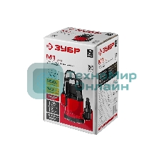 Насос ЗУБР НПЧ-М1-550 мастер м1 погружной дренажный для чистой воды частицы до 5мм 550Вт 160л/мин