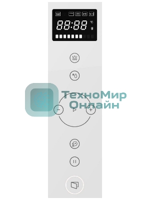 Встраиваемая микроволновая печь Korting KMI 825 TGW белый, 25 л, 900 Вт, переключатели - сенсор