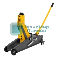 Домкрат гидравлический подкатной с фиксатором Denzel 3 т, 190-532 мм, SUV