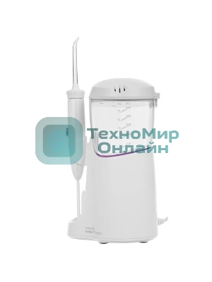 Ирригатор Waterpik WF-100EU белый, от сети, 600 мл, 10 режимов