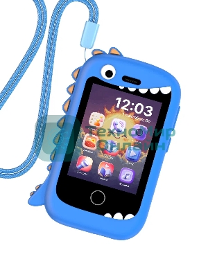 Детский смартфон Elari GamePhone 32Mb, 4Gb, черный/синий