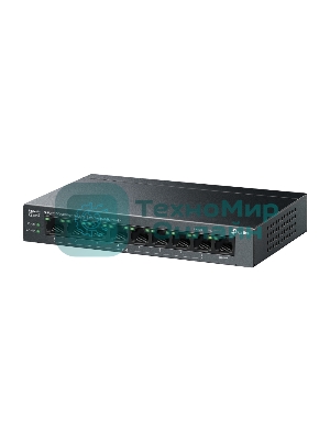 Коммутатор настольный TP-Link LS109P с 9 портами 10/100 Мбит/с (8 портов PoE+)