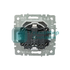 Розетка 1-местная IEK BRITE РСбш10-3-44-БрТБ с заземлением, с защитными шторками и крышкой, 16А, IP44, темная бронза