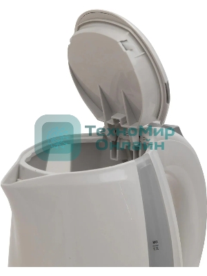 Чайник электрический Oasis K-2PW 1.7 л, 2200 Вт, белый корпус: пластик