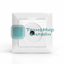 Розетка TV TOKOV ELECTRIC СП AVA в сборе белый