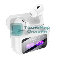 Наушники TWS Hoco EW72 Lite белый, внутриканальные, Bluetooth, до 4 ч.