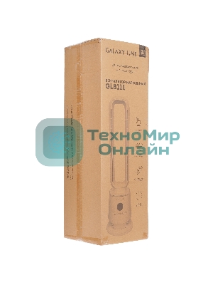Вентилятор Galaxy Line GL8111 белый, напольный, 60 Вт, 3 скорости, колонный