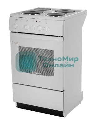 Плита электрическая De Luxe 5004.12 э белый