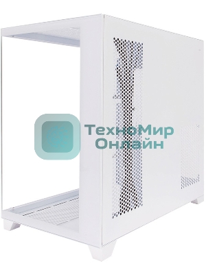 Компьютерный корпус 1STPLAYER MEGAVIEW MV8-TP белый/ATX/MV8-TP-WH