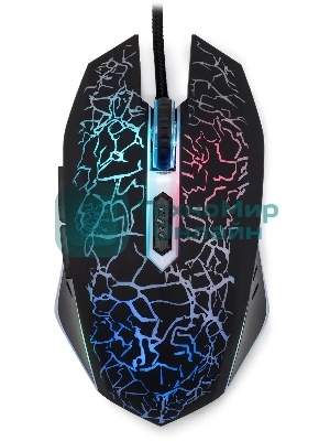 Мышь проводная Oklick 896G черный, 12800 dpi, USB, кнопки - 5