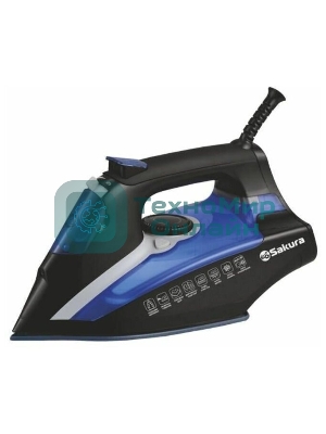 Утюг Sakura SA-3061CBL черный/синий