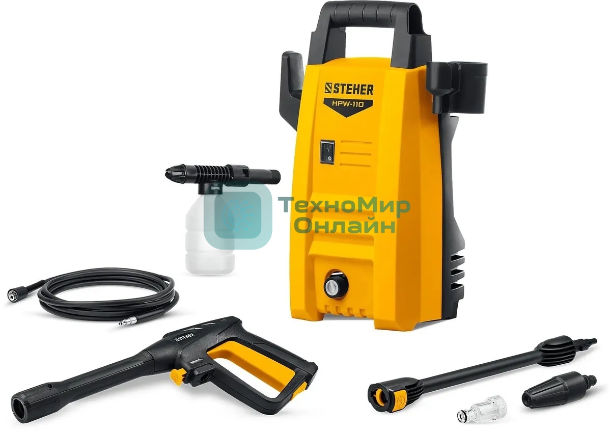 Мойка высокого давления STEHER 110 Атм, 1400 Вт