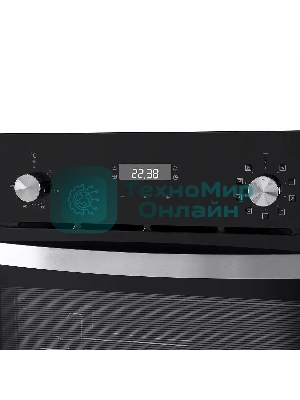 Духовой шкаф электрический Maunfeld EOEM.589B черный/серебристый, встраиваемый