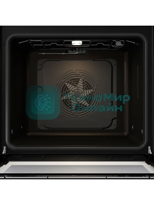 Встраиваемый духовой шкафКоллекция: Ora-Ito, Тип: независимый, Габаритные размеры (ВxШxГ), см: 59.5 х 59.5 х 56.4, : черный, Количество режимов: 11, Тип очистки: паром AquaClean, Телескопические направляющие: на 1 уровне