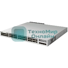 Коммутатор Cisco Catalyst C9300L-48P-4X-E, 48×1 Гбит/с, 4×10 Гбит/с SFP+