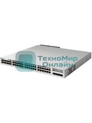 Коммутатор Cisco Catalyst C9300L-48P-4X-E, 48×1 Гбит/с, 4×10 Гбит/с SFP+