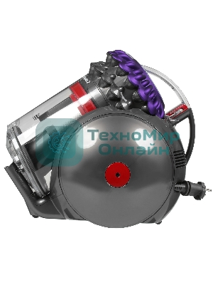 Пылесос Dyson CY28 Parquet 2 серый/фиолетовый, 170/600 Вт, уборка сухая, пылесборник контейнер 1.5 л