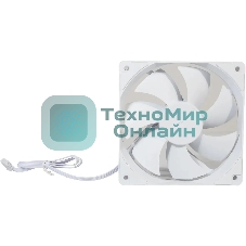 Вентилятор для корпуса Digma DFAN120PWM-1WH белый, 120 мм, 1500 об/мин, 28 дБ, 4 pin