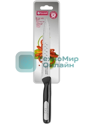 Нож Rondell Bayoneta RD-1572, универсальный, 140 мм, стальной, черный